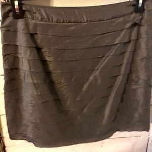 Bronze Ann Taylor midi skirt 8